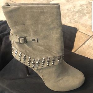 Women's Dollhouse Seude Booties Size 8